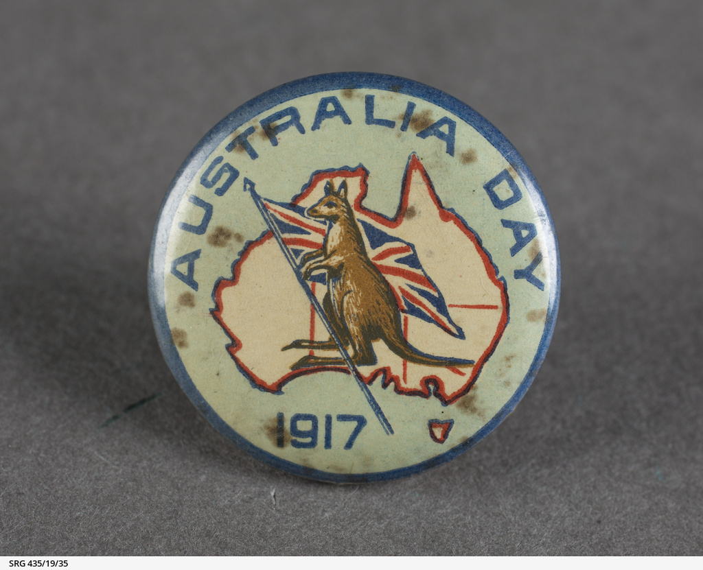 World War 1 Adelaide Australia 1917 Nelsons Day Recruitment Pinback Button outlet Badge